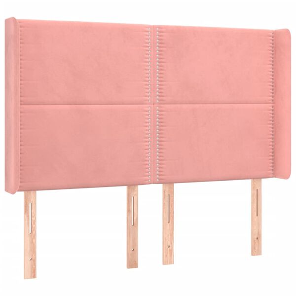 vidaXL r&oacute;zsasz&iacute;n b&aacute;rsony LED-es fejt&aacute;mla 147x16x118/128 cm