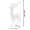vidaXL 3 db k&eacute;k XXL akril kar&aacute;csonyi r&eacute;nszarvas 250 LED 180 cm
