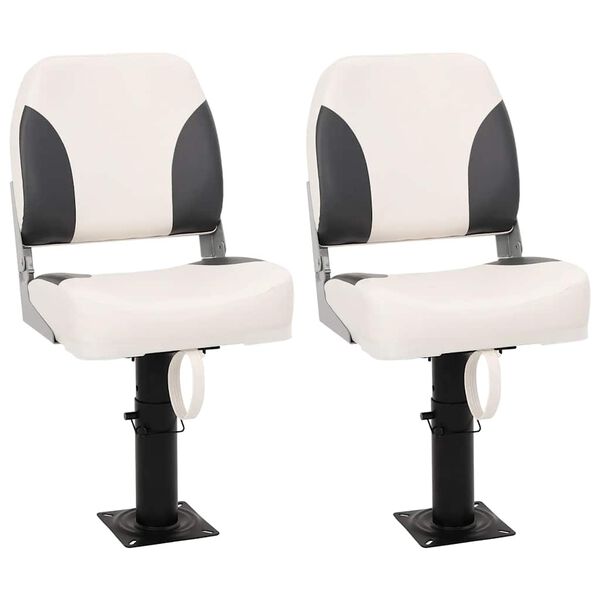 vidaXL alacsony h&aacute;tt&aacute;ml&aacute;s &ouml;sszecsukhat&oacute; haj&oacute;&uuml;l&eacute;s 2 k&eacute;szlet szett