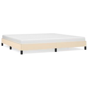 vidaXL kr&eacute;msz&iacute;nű sz&ouml;vet &aacute;gykeret matrac n&eacute;lk&uuml;l 200 x 200 cm