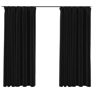 vidaXL 2 db antracit v&aacute;szonhat&aacute;s&uacute; s&ouml;t&eacute;t&iacute;tőf&uuml;gg&ouml;ny kamp&oacute;kkal 140 x 175 cm