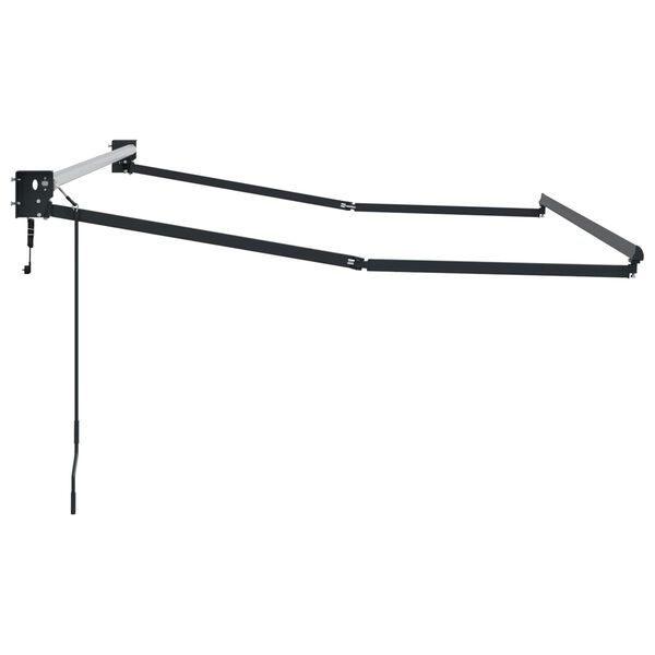 vidaXL Elektromos kih&uacute;zhat&oacute; napellenző keret Antracit 3 x 2 m