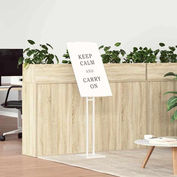 vidaXL Ki&aacute;ll&iacute;t&oacute; &Aacute;llv&aacute;ny 2 pcs Feh&eacute;r 26,5 x 26,5 x 150 cm Ac&eacute;l