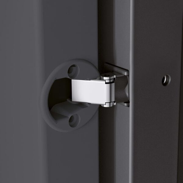 Keter Garage XL-es fekete-ezüst alacsony tárolószekrény 99 cm