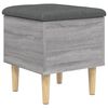 vidaXL sz&uuml;rke sonoma sz&iacute;nű szerelt fa t&aacute;rol&oacute;pad 42x42x46 cm