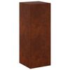 vidaXL N&ouml;v&eacute;ny&aacute;llv&aacute;ny Rozsd&aacute;s 30 x 30 x 80 cm Időj&aacute;r&aacute;s&aacute;ll&oacute; Ac&eacute;l