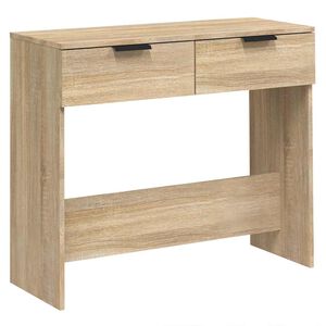 vidaXL sonoma-t&ouml;lgysz&iacute;nű szerelt fa t&aacute;lal&oacute;asztal 90 x 36 x 75 cm