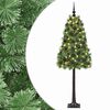 vidaXL Mű zsan&eacute;ros kar&aacute;csonyfa g&ouml;mb&ouml;kkel 120 cm 150 LED Meleg feh&eacute;r