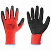 vidaXL Munkakesztyűk 24 db Piros &eacute;s Fekete 9 / l Latex bevonat