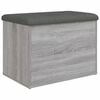 vidaXL sz&uuml;rke sonoma sz&iacute;nű szerelt fa t&aacute;rol&oacute;pad 62 x 42 x 45 cm