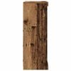 vidaXL Széf LED -es lámpákkal Régi fa 41 x 37 x 100 cm Faanyag