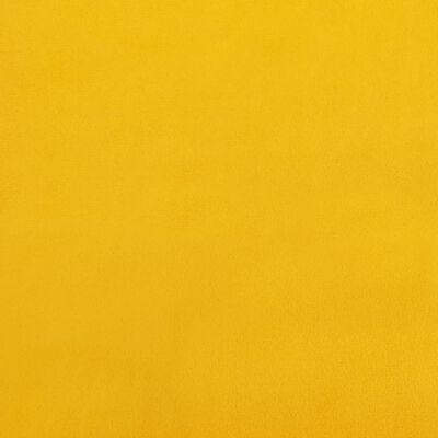 vidaXL sárga bársony pad 100 x 35 x 41 cm