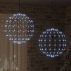 vidaXL Labda 384 LED-del 2 pcs Hideg feher 59,5 x 59,5 x 63 cm F&eacute;m