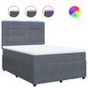 vidaXL s&ouml;t&eacute;tsz&uuml;rke b&aacute;rsony rug&oacute;s &aacute;gy matraccal 140x190 cm
