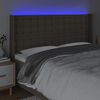 vidaXL t&oacute;psz&iacute;nű sz&ouml;vet LED-es fejt&aacute;mla 203x16x118/128 cm
