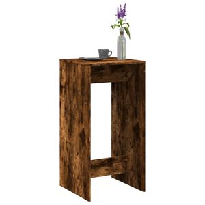 vidaXL f&uuml;st&ouml;s t&ouml;lgy sz&iacute;nű szerelt fa b&aacute;rasztal 51 x 50 x 103,5 cm