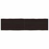 vidaXL sötétbarna kezelt tömör asztallap 160x40x(2-6) cm