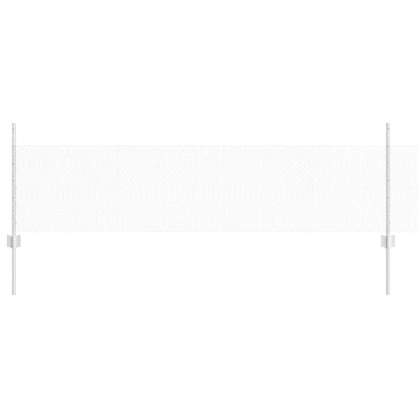 vidaXL Ker&iacute;t&eacute;s oszlopokkal Ez&uuml;st 0,5 x 100 m Ac&eacute;l