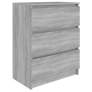 vidaXL sz&uuml;rke sonoma sz&iacute;nű szerelt fa t&aacute;lal&oacute;szekr&eacute;ny 60 x 35 x 76 cm