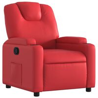vidaXL piros műbőr dönthető fotel