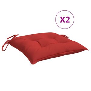 vidaXL 2 db piros oxford sz&ouml;vet sz&eacute;kp&aacute;rna 40 x 40 x 7 cm