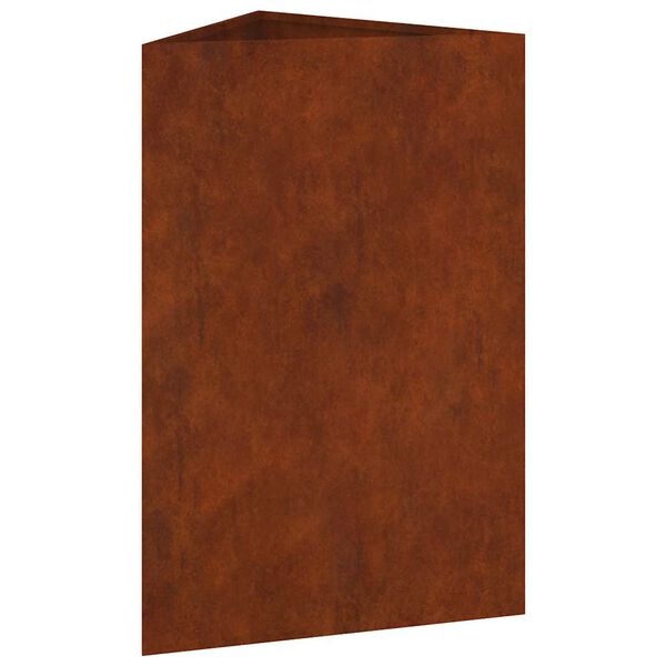 vidaXL corten ac&eacute;l kerti n&ouml;v&eacute;nytart&oacute; 50x43x75 cm