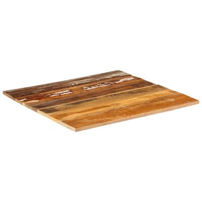 vidaXL négyszögű tömör újrahasznosított fa asztallap 70x70 cm 15-16 mm