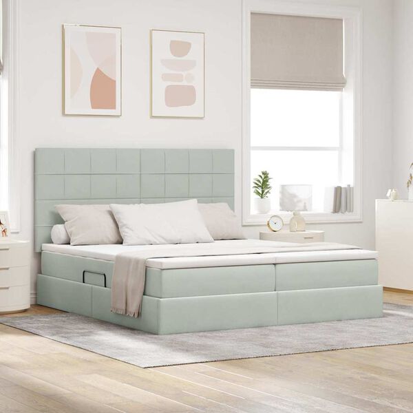 vidaXL &Aacute;gy LED -es l&aacute;mp&aacute;kkal Vil&aacute;gossz&uuml;rke 180 x 200 cm B&aacute;rsony