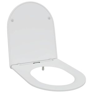 vidaXL WC &uuml;lőke Feh&eacute;r 47 x 36 x 3,4 cm Duroplast
