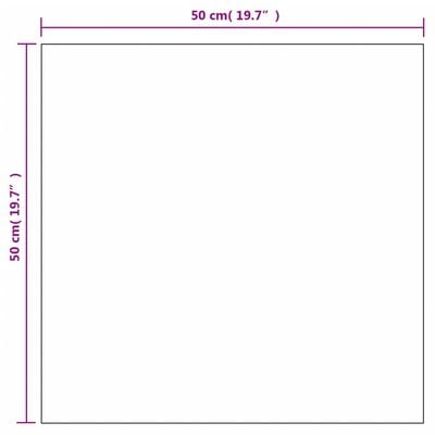 vidaXL 2 db négyzet alakú falitükör 50 x 50 cm