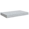 vidaXL 4 db betonsz&uuml;rke MDF lebegő fali polc 40 x 23 x 3,8 cm