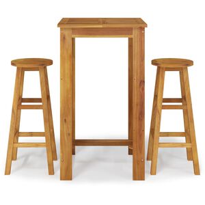 vidaXL 3 r&eacute;szes t&ouml;m&ouml;r ak&aacute;cfa kerti b&aacute;rgarnit&uacute;ra