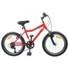 vidaXL Gyerek Bicikli 24 H&uuml;velyk 6-Speed 8-12 &eacute;ves korig Piros