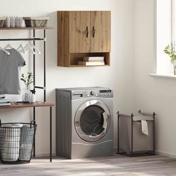 vidaXL Fali szekr&eacute;ny Artisan t&ouml;lgy 60 x 31 x 70 cm Faanyag