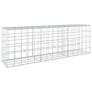 vidaXL Gabion 5 mm Dr&oacute;ttal &eacute;s 10x10 cm R&aacute;csos 150x30x50 cm
