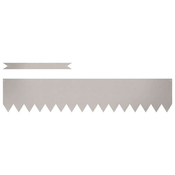 vidaXL Fűszeg&eacute;lyez&eacute;s 20 pcs Barna 100 x 0.05 x 20 cm Időj&aacute;r&aacute;s&aacute;ll&oacute; ac&eacute;l