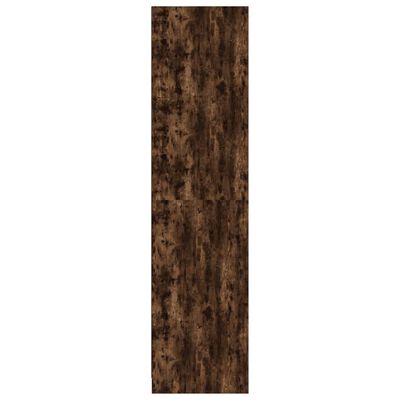 vidaXL füstös tölgy színű szerelt fa ruhásszekrény 100 x 50 x 200 cm