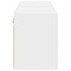 vidaXL TV Fali Szekr&eacute;ny 2 pcs Feh&eacute;r 59,5 x 31 x 40 cm Faanyag
