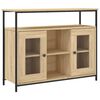 vidaXL sonoma t&ouml;lgy sz&iacute;nű szerelt fa t&aacute;lal&oacute;szekr&eacute;ny 100 x 35 x 80 cm