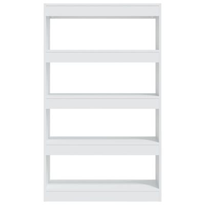 vidaXL fehér forgácslap könyvszekrény/térelválasztó 80 x 30 x 135 cm
