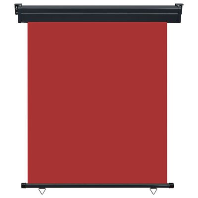 vidaXL piros oldalsó terasznapellenző 140 x 250 cm