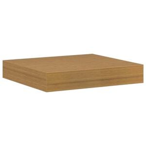 vidaXL Falpolc Falra szerelhető B&eacute;zs 23 x 23,5 x 3,8 cm Szerelt Fa
