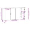 vidaXL Sz&eacute;f 2 pcs Fekete t&ouml;lgy 79 x 38 x 80 cm Faanyag
