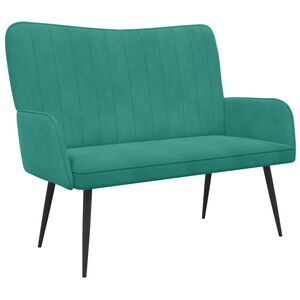 vidaXL K&eacute;t&uuml;l&eacute;ses Kanap&eacute; T&uuml;rkiz 115 x 61 x 87 cm B&aacute;rsony