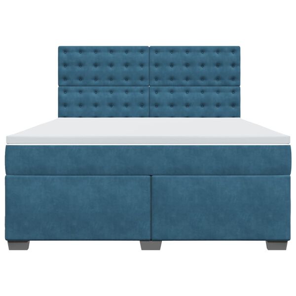 vidaXL k&eacute;k b&aacute;rsony rug&oacute;s &aacute;gy matraccal 180 x 200 cm