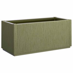 vidaXL Kerti vir&aacute;gtart&oacute; doboz Z&ouml;ld 80 x 36 x 35 cm PP