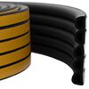 vidaXL &Ouml;ntapad&oacute; ablak t&ouml;m&iacute;t&eacute;s Fekete 12 x 10 mm 25 m EPDM hab
