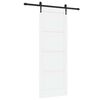 vidaXL Cs&uacute;sz&oacute; ajt&oacute; ORKDAL 78 x 211 cm Szerelt Fa Feh&eacute;r &eacute;s Fekete