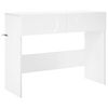 vidaXL Konzolasztal Feh&eacute;r 96,5 x 38 x 75 cm Szerelt Fa