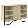 vidaXL sonoma t&ouml;lgy szerelt fa f&uuml;rdőszobai mosd&oacute;szekr&eacute;ny 91x35x60 cm